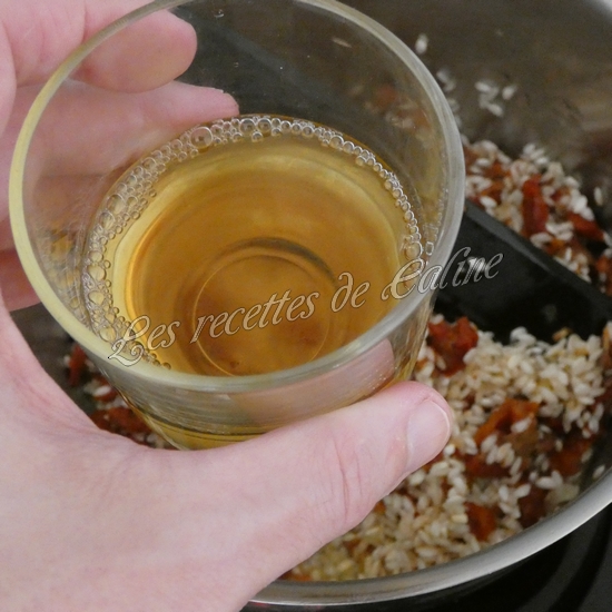 Risotto à la tomate saucisse de Morteau et Comté fruité09