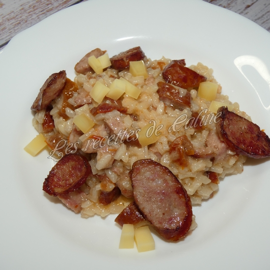 Risotto à la tomate saucisse de Morteau et Comté fruité18