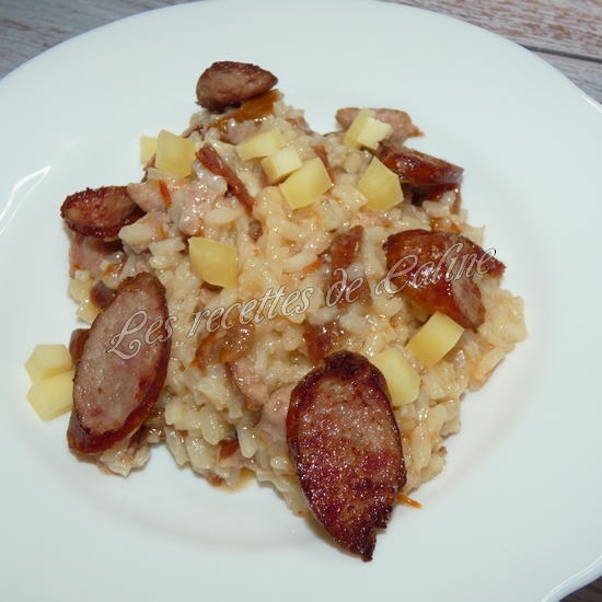 Risotto à la tomate saucisse de Morteau et Comté fruité19