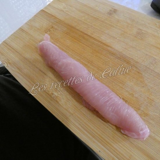 Escalope de dinde à la poitrine fumée et champignons de Paris07