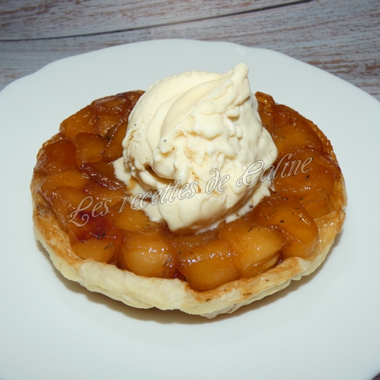 Glace au camembert et petites tatins aux pommes21