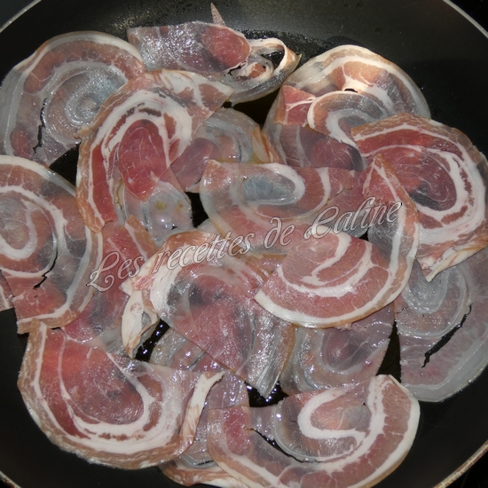 Linguine à la pancetta au chou fleur et à l’ail04