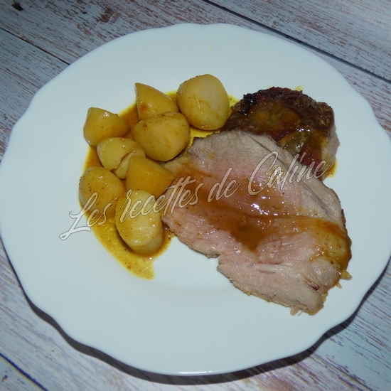 Gigot d'agneau laqué au miel, moutarde et curry10