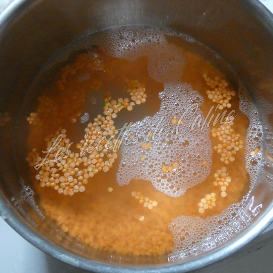 Potée de lentilles corail à la saucisse de Morteau08