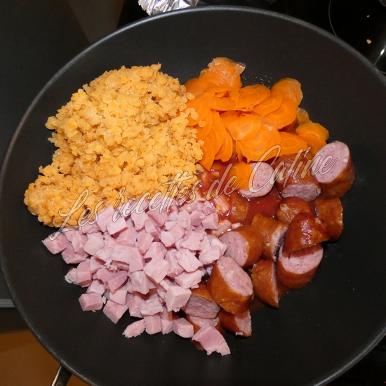 Potée de lentilles corail à la saucisse de Morteau12
