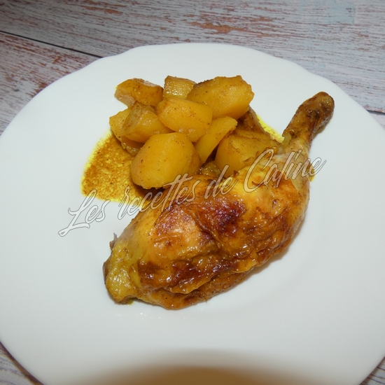 Cuisse de poulet au curry au four10