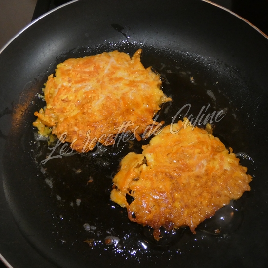 Galettes aux carottes râpées11