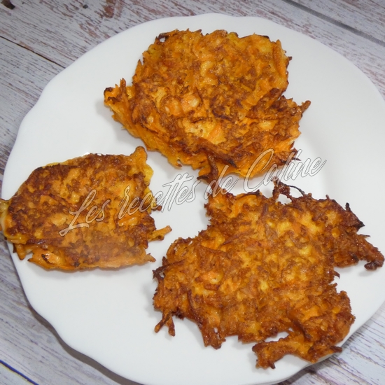 Galettes aux carottes râpées13