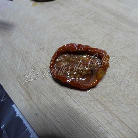 Truites au four sur lit de tomates séchées01