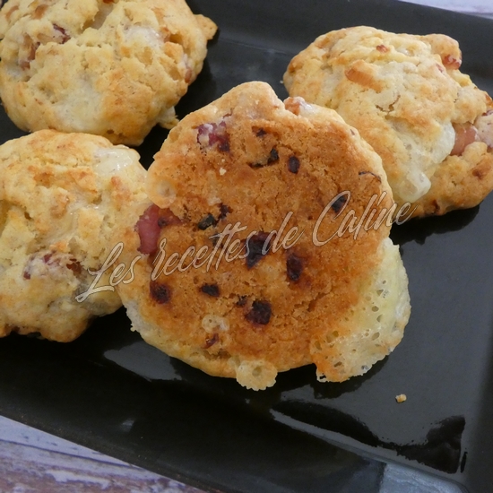 cookies oignons, cantal et lardons recette partenaire18