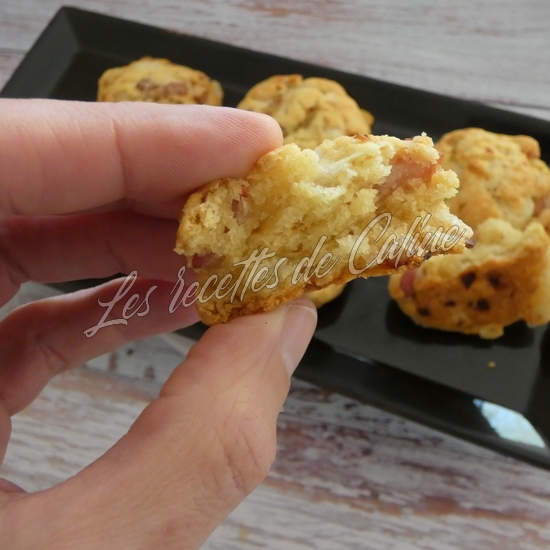 cookies oignons, cantal et lardons recette partenaire20