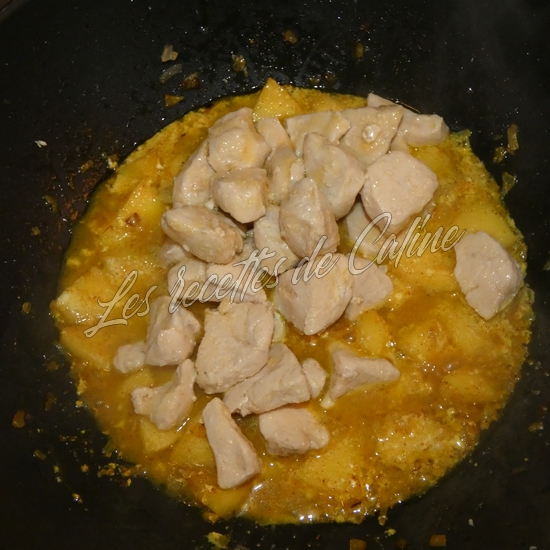 Curry de poulet minceur à la pomme13