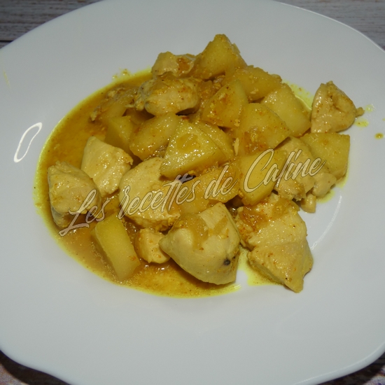Curry de poulet minceur à la pomme14