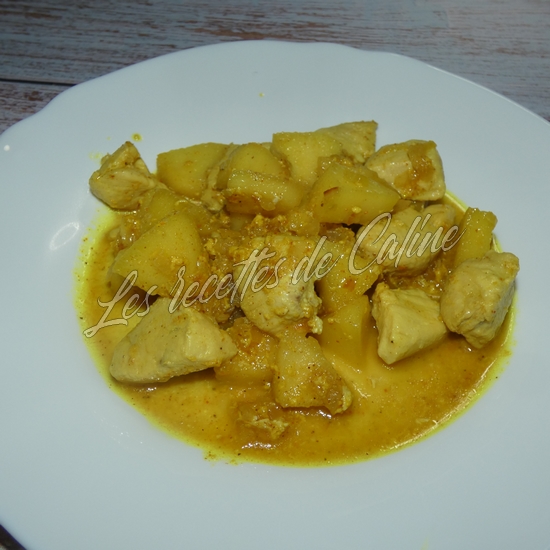 Curry de poulet minceur à la pomme15