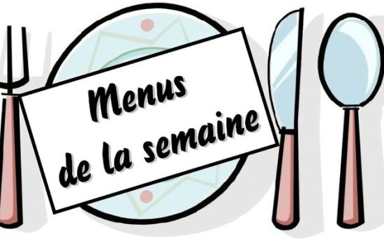 menu de la semaine