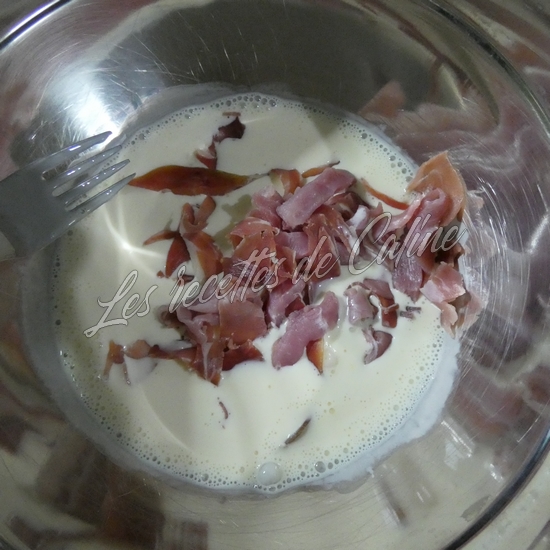 Gratin de coquillettes au jambon cru et St marcellin04