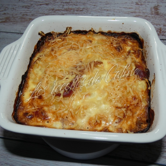 Gratin de coquillettes au jambon cru et St marcellin13