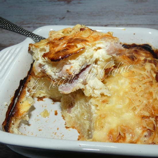 Gratin de coquillettes au jambon cru et St marcellin14