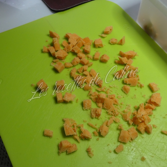 Mini cake aux knackis, cheddar et ketchup10