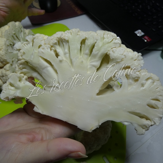 Steak de chou fleur mariné01