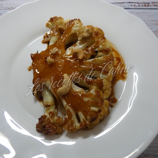 Steak de chou fleur mariné12