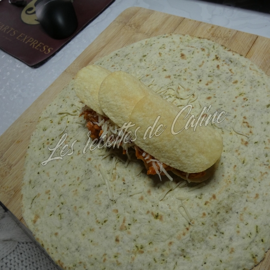 wrap au poulet a l'air fryer18
