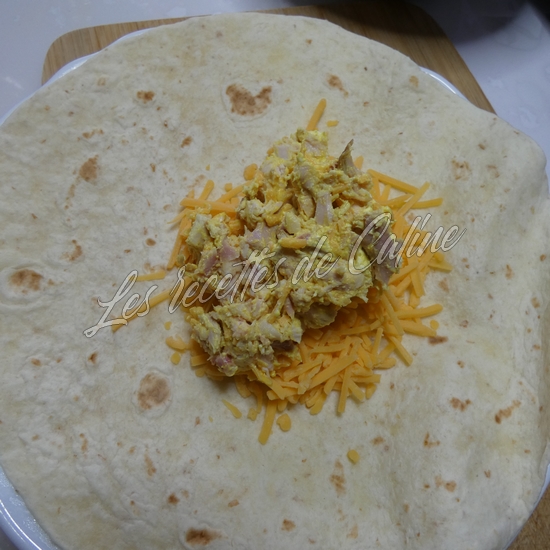 Wrap au poulet et frit à l'air fryer08