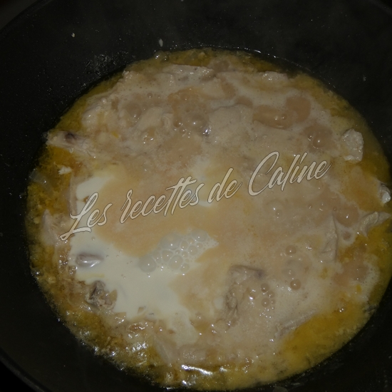 Emince de poulet a la moutarde et à la creme10