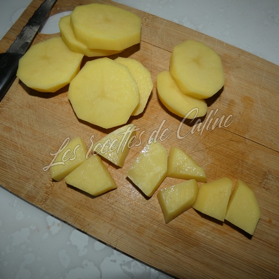 Poêlée de haricots verts, pommes de terre et lard fumé03
