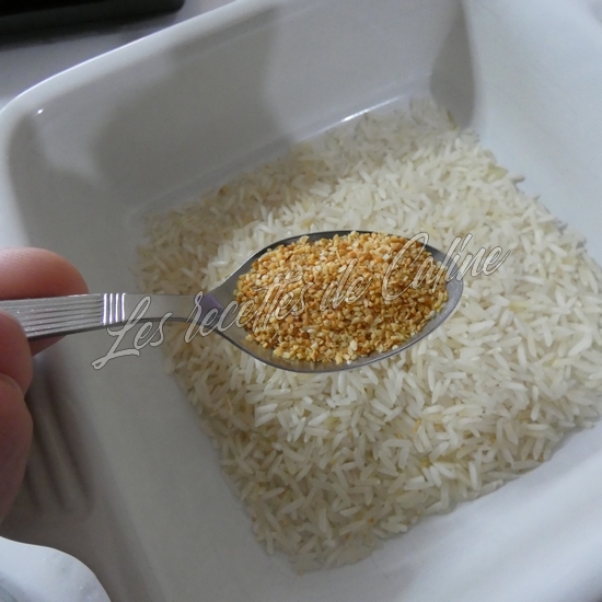 Riz aux crevettes au cuit vapeur02