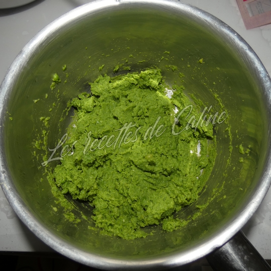 Bavarois de petits pois aux crevettes10