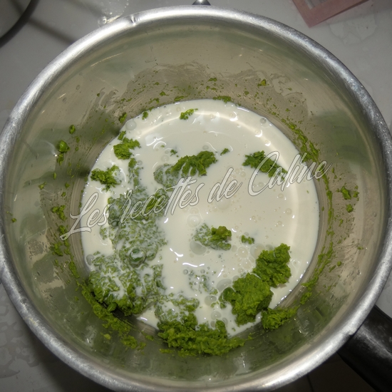 Bavarois de petits pois aux crevettes11