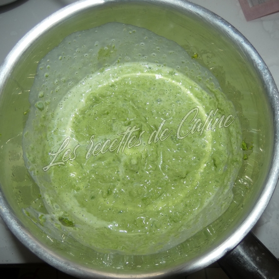 Bavarois de petits pois aux crevettes12