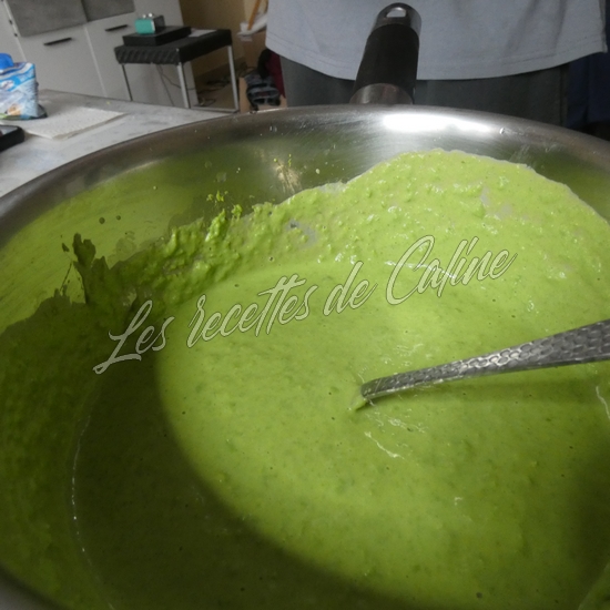 Bavarois de petits pois aux crevettes15