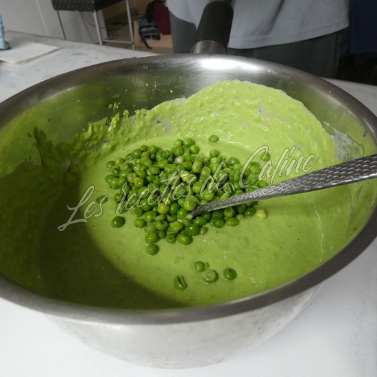 Bavarois de petits pois aux crevettes16