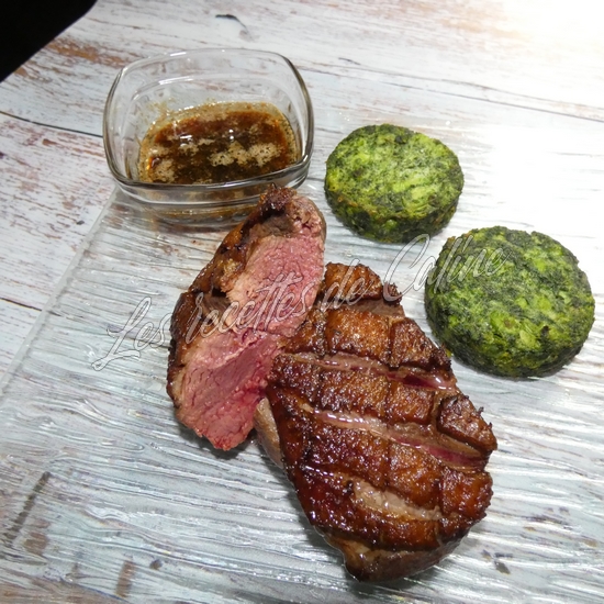 Magret de canard sauce au miel09