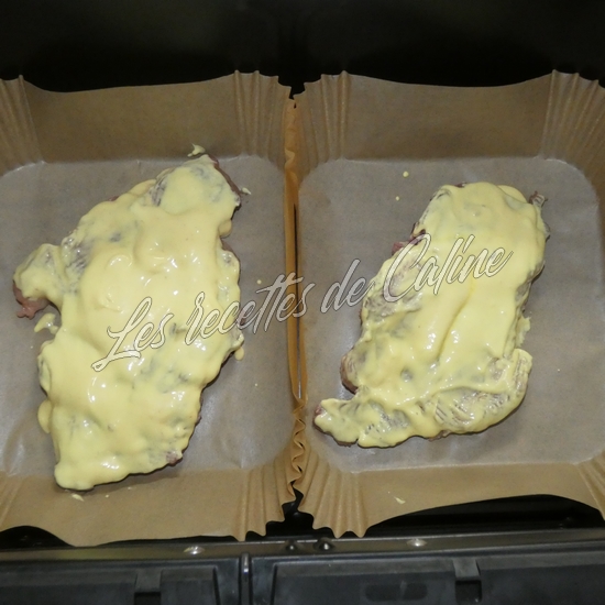 Côte de porc au gouda06