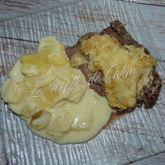 Entrecôte à la lyonnaise & petits gratin dauphinois à la multidelice12
