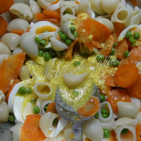 Salade de pâtes aux légumes et oeufs11