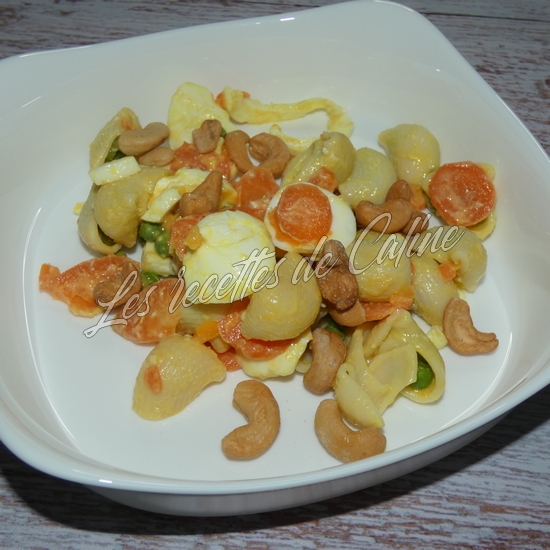 Salade de pâtes aux légumes et oeufs13