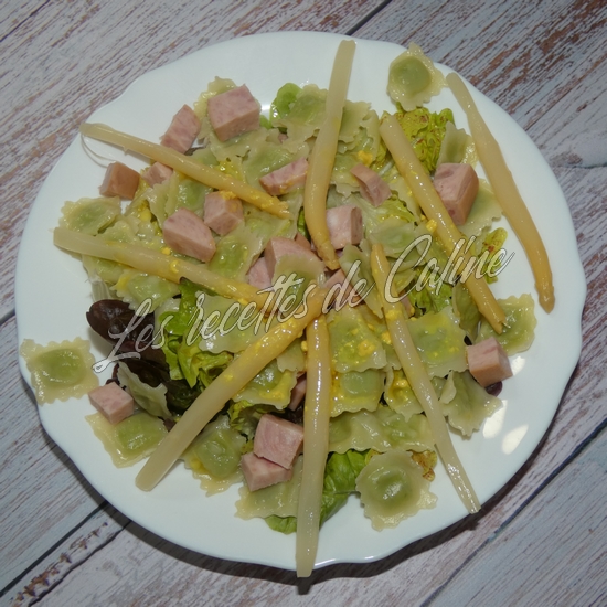 Salade de ravioles au chorizo et asperges09