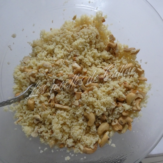 Salade de semoule aux raisins sec et aux noix de cajou06