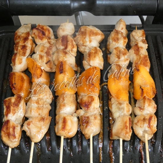 Brochettes de poulet mariné à l’abricot10