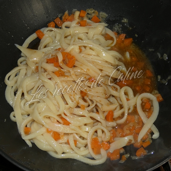 Côtes de Porc marinées (Teriyaki maison) et Nouilles udon maison sautées12