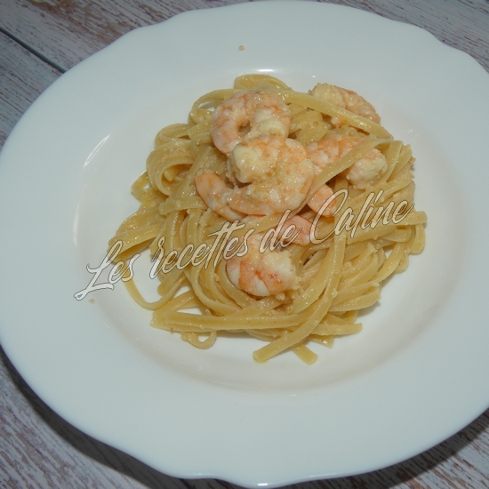 Spaghetti aux crevettes et beurre à l’ail13