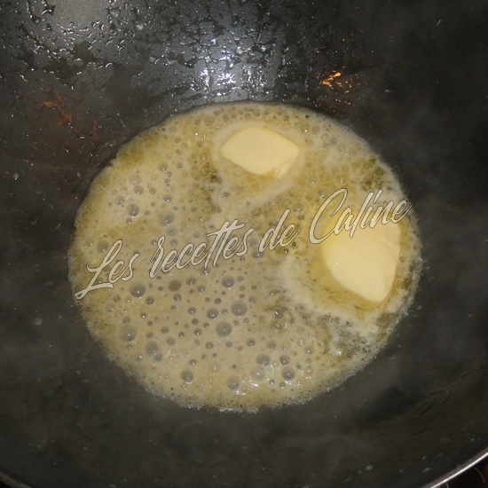 Spaghetti aux crevettes et beurre à l’ail03