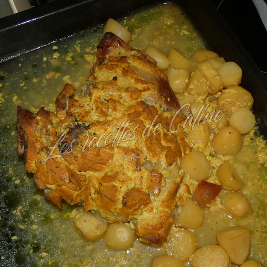 Rouelle de porc à la moutarde07