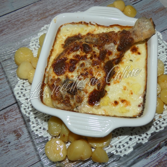 Cuisse de poulet à la crème de Maroilles10
