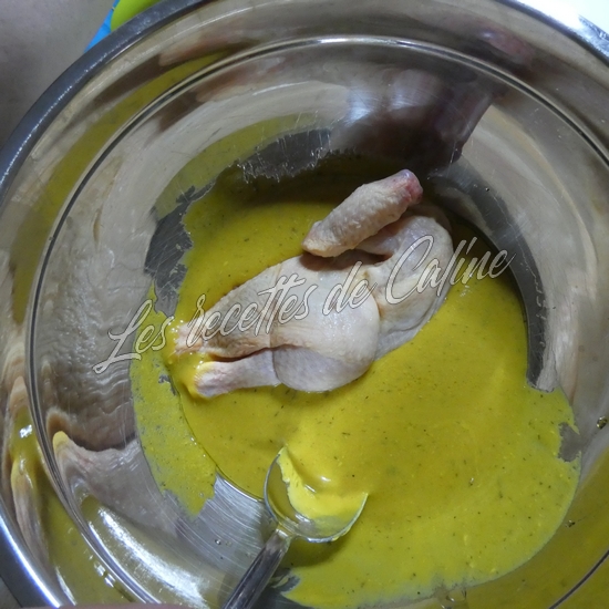 Coquelet à la moutarde et au miel à l’air fryer07