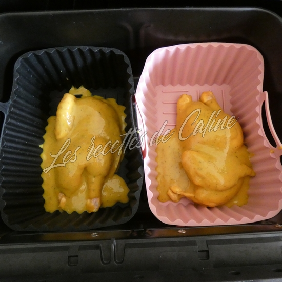 Coquelet à la moutarde et au miel à l’air fryer09